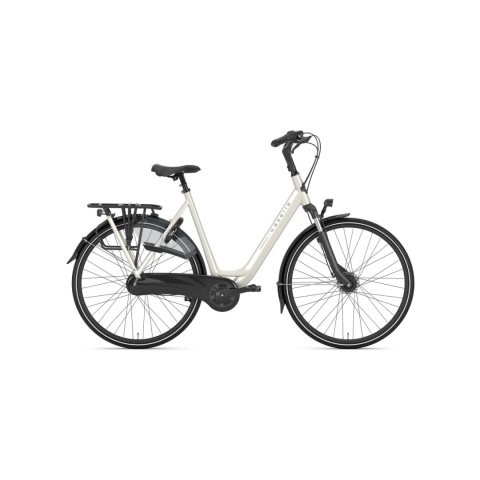 Rower miejski GAZELLE Orange C7+ T7 ivory white, rozmiar L/49