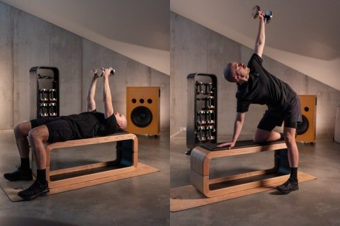 Wieża treningowa NOHRD StepTower Vintage Oak Dąb