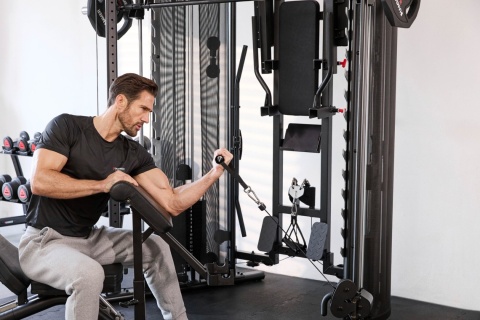 Brama treningowa HAMMER MAXIMUM AUTARK 10.0 z ławką treningową HAMMER MAXIMUM AUTARK