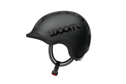 Kask rowerowy dziecięcy WOOM Ready (Charcoal Metallic, M/53-57)
