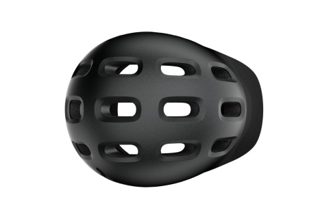 Kask rowerowy dziecięcy WOOM Ready (Charcoal Metallic, M/53-57)