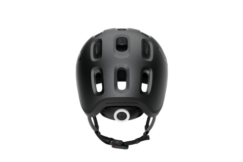 Kask rowerowy dziecięcy WOOM Ready (Charcoal Metallic, M/53-57)