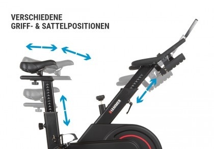 Rower spinningowy HAMMER SPEED RACE (magnetyczny)