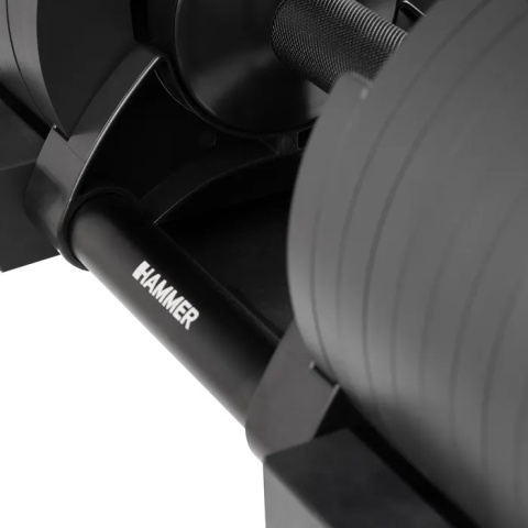 Zestaw hantli regulowanych ze stojakiem HAMMER SMARTLOCK 2x32 kg