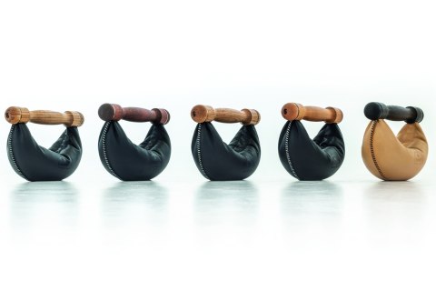 Hantle NOHrD SwingBell 2-8 Kg z tablicą Board Classic Orzech Skóra