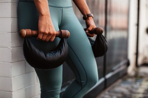 Hantle NOHrD SwingBell 2-8 Kg z tablicą Board Oxbridge Wiśnia Skóra