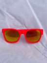 Okulary sportowe NEON Thor czerwone (red fluo), szkła czerwone