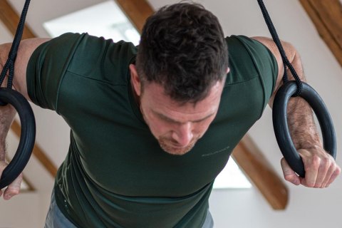 Trenażer do ćwiczeń w zawieszeniu NOHrD Sling Classic Orzech