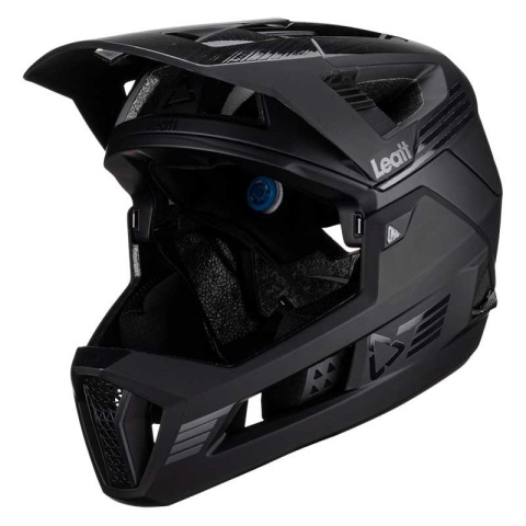 LEATT KASK MTB ENDURO 4.0 WYPINANA SZCZĘKA V23 STEALTH CZARNY M 55-59 cm