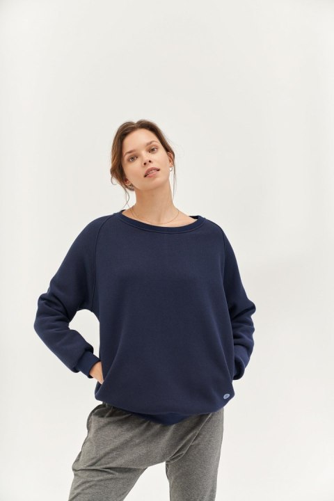 Bluza do jogi COZY AF Oversize Sweatshirt - midnight blue