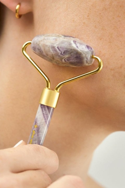 Roller do masażu twarzy GLOW - AMETYST