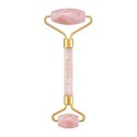Roller do masażu twarzy GLOW - KWARC RÓŻOWY