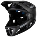 LEATT KASK ROWEROWY MTB ENDURO 2.0 (WYPINANA SZCZĘKA) V23 STEALTH KOLOR CZARNY ROZMIAR S (51-55 cm)