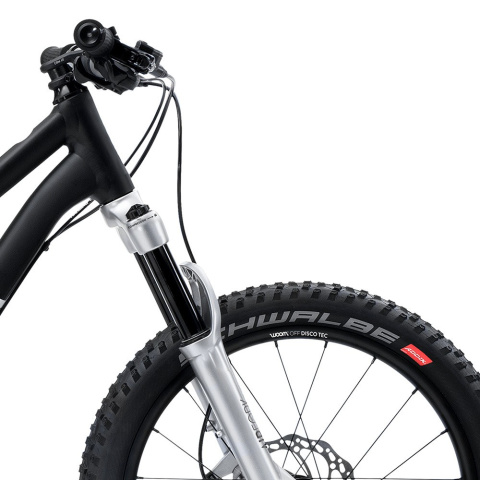 Rower dziecięcy MTB woom OFF AIR 4 | czarny, rozmiar 20"