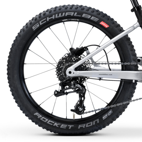 Rower dziecięcy MTB woom OFF AIR 4 | czarny, rozmiar 20"