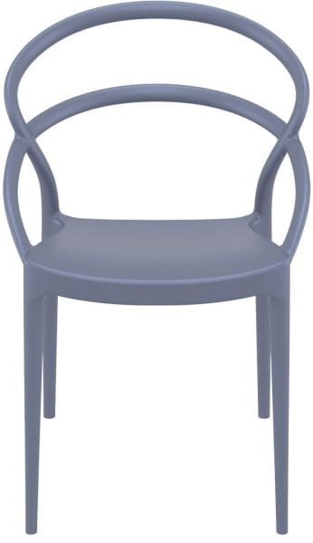 KRZESŁO SIESTA PIA SZARE