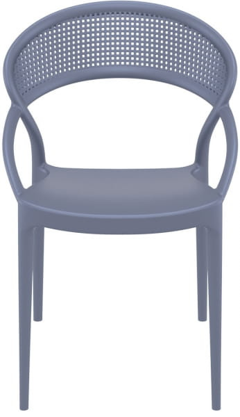 KRZESŁO SIESTA SUNSET SZARE