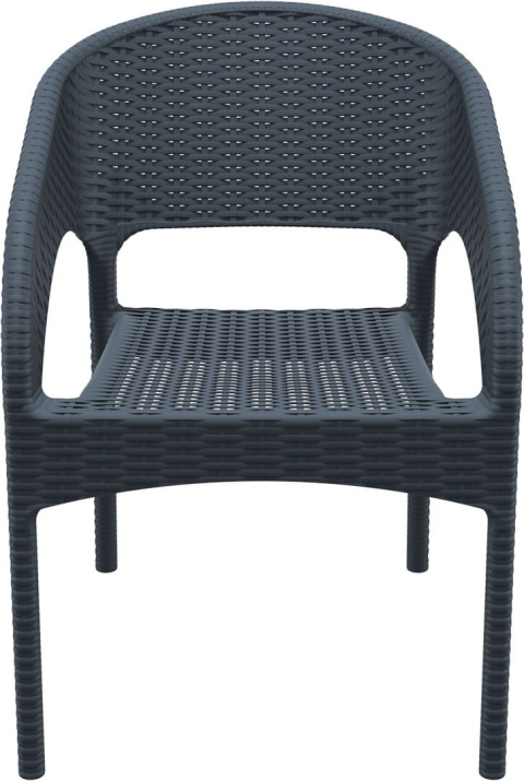 KRZESŁO SIESTA TECHNORATTAN PANAMA SZARE