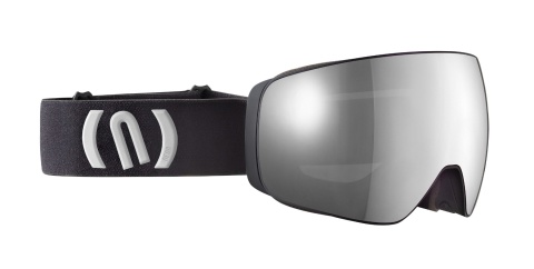 GOGLE NEON ARCTIC NA MAGNES Z PODWÓJNĄ WYMIENNĄ SZYBĄ BLACK/WHITE M1+D2