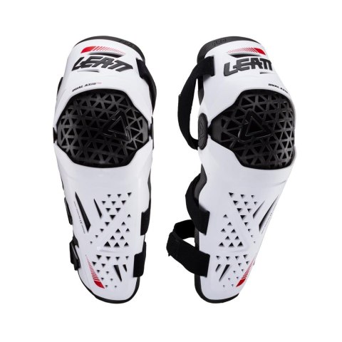 LEATT DUAL AXIS PRO KNEE AND SHIN GUARD WHITE L/XL