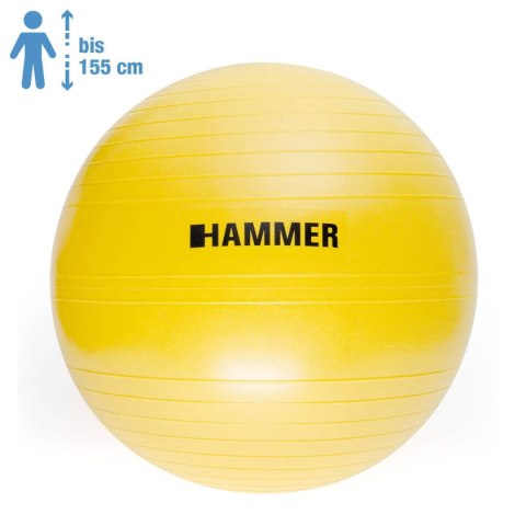 HAMMER Gymnastic Ball 55 cm Antiburst - Piłka fitness