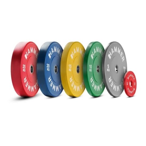 Obciążenie bumper HAMMER 50mm 2,5 kg Obciążenie bumper HAMMER 50mm 2,5 kg