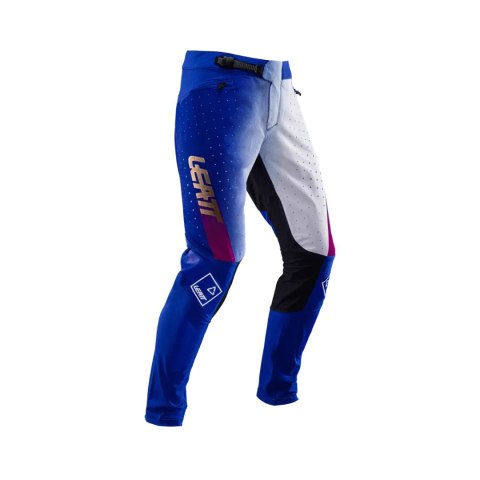 LEATT NOWOŚĆ SPODNIE ROWEROWE MTB GRAVITY 4.0 PANT ULTRABLUE KOLOR GRANATOWY/BIAŁY ROZMIAR S