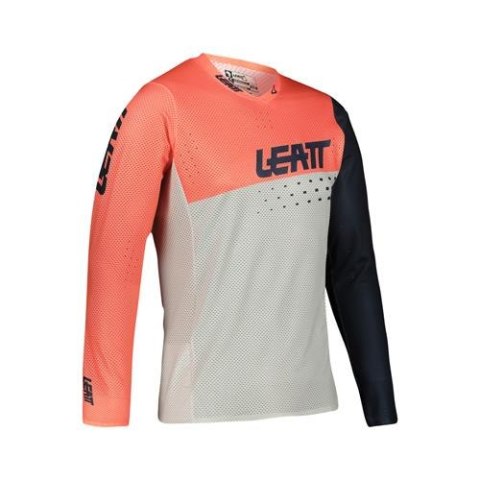 LEATT MTB GRAVITY 4.0 JR JERSEY CORAL L (140-150)