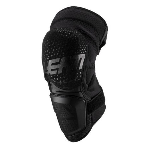 LEATT 3DF HYBRID KNEE GUARD BLACK L/XL