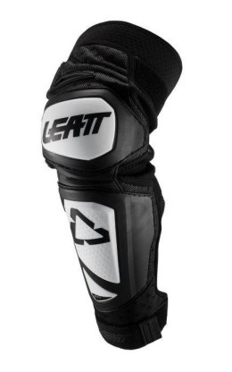 LEATT NAKOLANNIKI OCHRANIACZE KOLAN EXT KNEE AND SHIN GUARD WHITE/BLACK KOLOR BIAŁY/CZARNY ROZMIAR S/M