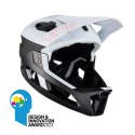 LEATT KASK ROWEROWY MTB ENDURO 3.0 (WYPINANA SZCZĘKA/KASK 3W1) V23 WHITE KOLOR BIAŁY/CZARNY ROZMIAR S (51-55 cm)