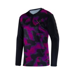 LEATT NOWOŚĆ KOSZULKA ROWEROWA MTB GRAVITY 3.0 JERSEY PURPLE KOLOR FIOLETOWY/CZARNY ROZMIAR XL