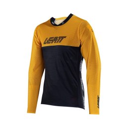 LEATT NOWOŚĆ KOSZULKA ROWEROWA MTB GRAVITY 4.0 JERSEY GOLD KOLOR ZŁOTY/CZARNY ROZMIAR M