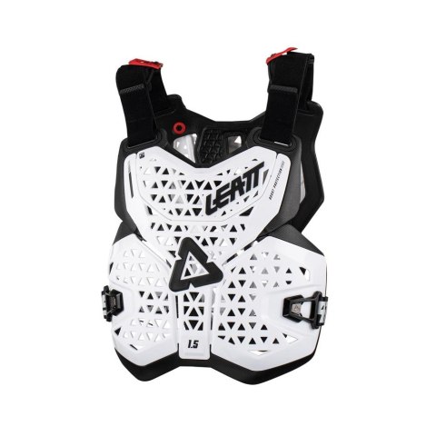 LEATT OSŁONA KLATKI PIERSIOWEJ (BUZER) CHEST PROTECTOR 1.5 WHITE KOLOR BIAŁY