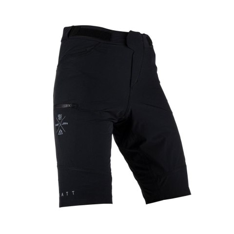 LEATT SPODENKI ROWEROWE MTB TRAIL 2.0 ( SPODENKI WEWNĘTRZNE Z WKŁADKĄ GRATIS) SHORTS BLACK KOLOR CZARNY ROZMIAR S