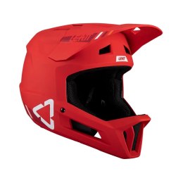 LEATT NOWOŚĆ KASK ROWEROWY MTB GRAVITY 1.0 V24 HELMET RED KOLOR CZERWONY ROZMIAR XL (61-62 cm)