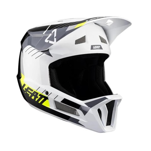 LEATT NOWOŚĆ KASK ROWEROWY MTB GRAVITY 2.0 V24 HELMET WHITE/BLACK KOLOR BIAŁY/CZARNY ROZMIAR XL (61-62 cm)