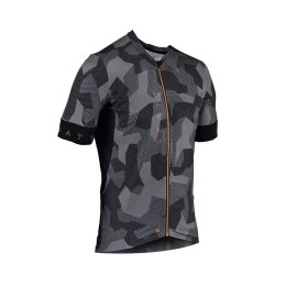 LEATT NOWOŚĆ KOSZULKA ROWEROWA MTB ENDURANCE 5.0 JERSEY CAMO KOLOR CZARNY/ŻÓŁTY ROZMIAR L