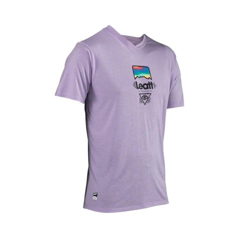 LEATT NOWOŚĆ KOSZULKA ROWEROWA MTB GRAVITY 1.0 JERSEY LAVENDER KOLOR FIOLETOWY ROZMIAR L