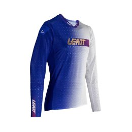 LEATT NOWOŚĆ KOSZULKA ROWEROWA MTB GRAVITY 4.0 JERSEY ULTRABLUE KOLOR NIEBIESKI/BIAŁY ROZMIAR XL