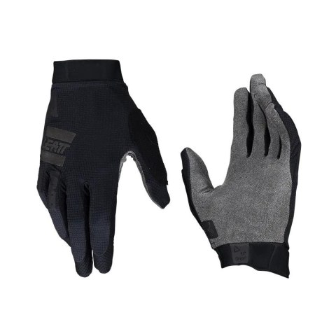 LEATT NOWOŚĆ RĘKAWICE ROWEROWE (DZIECIĘCE) MTB 1.0 GRIPR JR GLOVE STEALTH KOLOR CZARNY ROZMIAR S