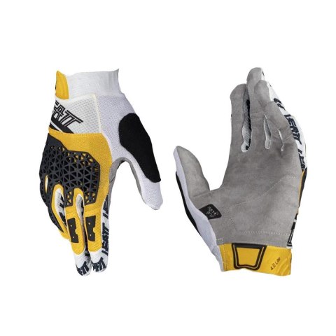 LEATT NOWOŚĆ RĘKAWICE ROWEROWE MTB 4.0 LITE GLOVE GOLD KOLOR BIAŁY/ZŁOTY/CZARNY ROZMIAR L