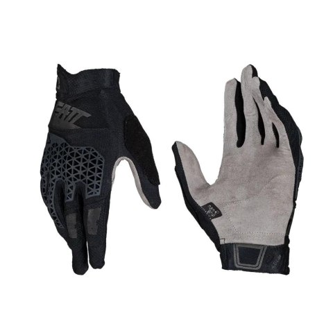 LEATT NOWOŚĆ RĘKAWICE ROWEROWE MTB 4.0 LITE GLOVE STEALTH KOLOR CZARNY ROZMIAR M