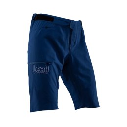 LEATT NOWOŚĆ SPODENKI ROWEROWE MTB ENDURO 1.0 SHORTS DENIM KOLOR GRANATOWY ROZMIAR S