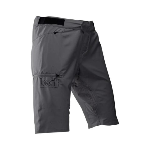 LEATT NOWOŚĆ SPODENKI ROWEROWE MTB ENDURO 1.0 SHORTS GRANITE KOLOR SZARY ROZMIAR XXL