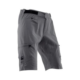 LEATT NOWOŚĆ SPODENKI ROWEROWE MTB ENDURO 2.0 SHORTS GRANITE KOLOR SZARY ROZMIAR L