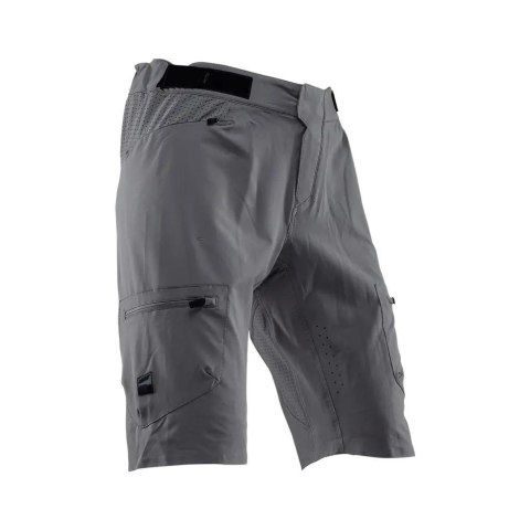 LEATT NOWOŚĆ SPODENKI ROWEROWE MTB ENDURO 2.0 SHORTS GRANITE KOLOR SZARY ROZMIAR XL