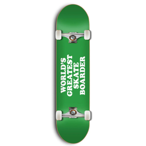 Deskorolka Skate Mental - World's Greatest Skateboarder Complete Green 8.0