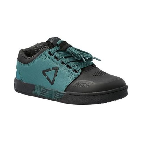 LEATT BUTY ROWEROWE DAMSKIE 3.0 FLAT (PLATFORMY) SHOE JADE KOLOR CZARNY/ZIELONY ROZMIAR 38.5 / 24 cm