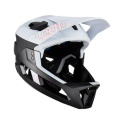 LEATT KASK ROWEROWY MTB ENDURO 3.0 (WYPINANA SZCZĘKA/KASK 3W1) V23 WHITE KOLOR BIAŁY/CZARNY ROZMIAR S (51-55 cm)